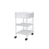 Salon Trolley Table with Locking Drawer